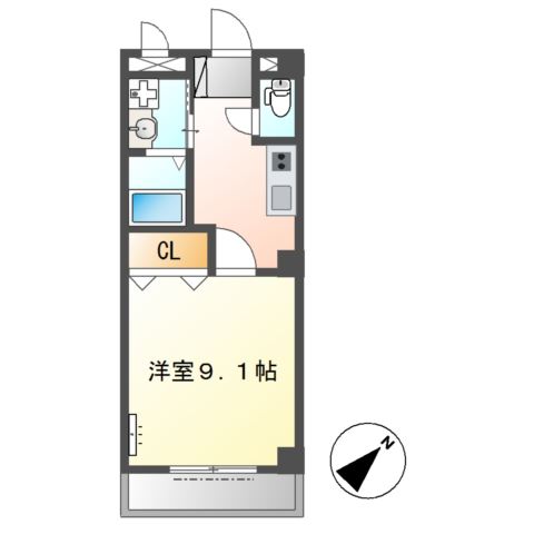 エムネージュ薬円台102号室 間取
