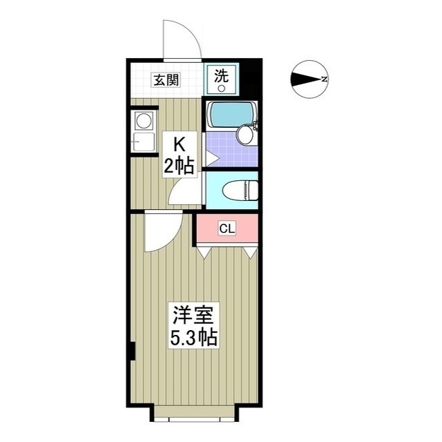 グレイスハイツ東綾瀬105号室 間取