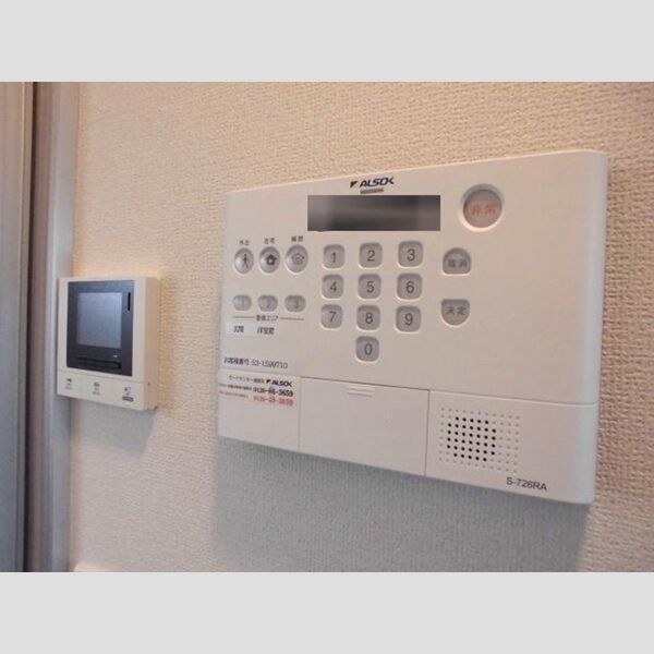 アナシエ南篠崎町Ⅰ302号室 TVインターホン、ALSOKホームセキュリティー