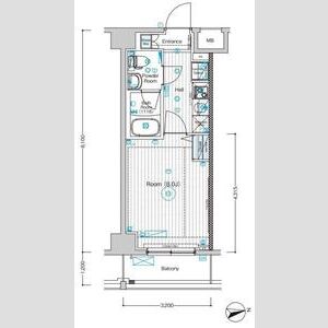 フュージョナル東墨田102号室 間取