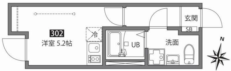 ブリーズTagara3階 間取り図