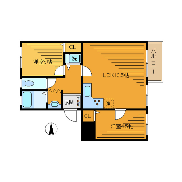 第二ソイビーンハウス2階 間取