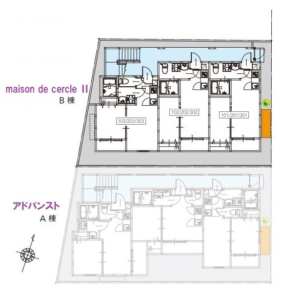 ｍａｉｓｏｎ　ｄｅ　ｃｅｒｃｌｅ　Ⅱ1階 部屋その他