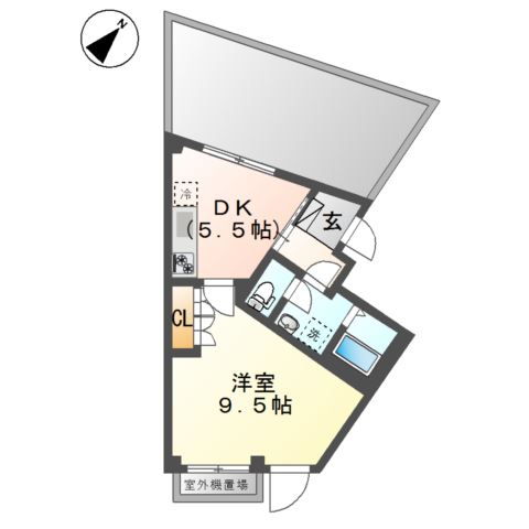 Ｋ・パーク301号室 間取