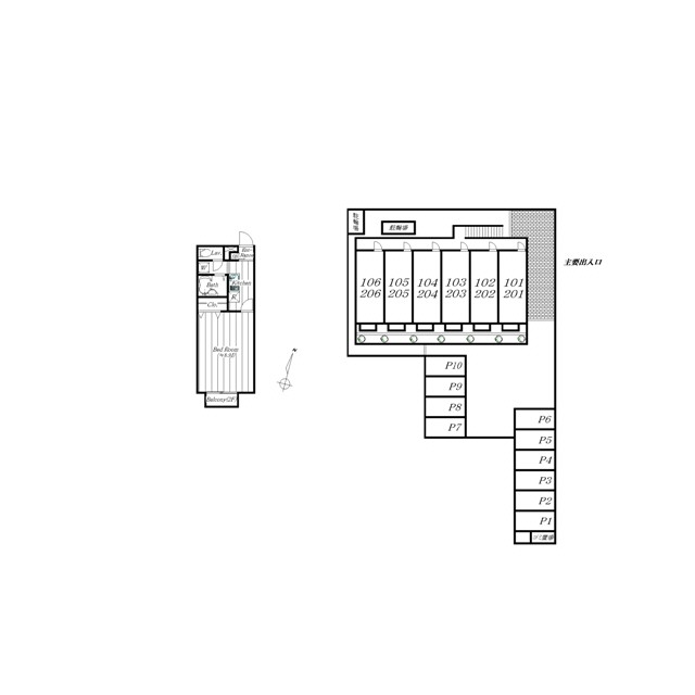 アムール グリーンビレッジⅢ 外観
