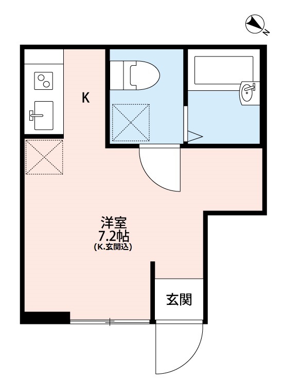 オリーブ金町1階 間取