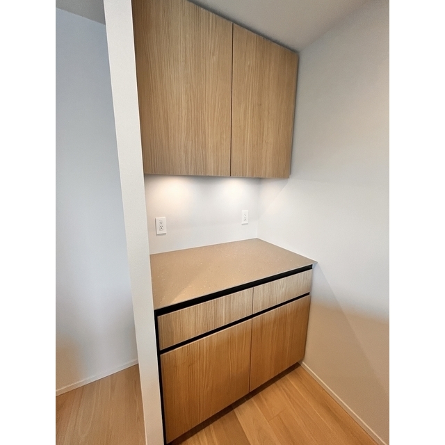 ザ・パークハウス千代田六番町807号室 吊戸棚　カウンター　2025年9月撮影