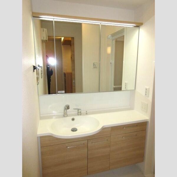 アンジュール坂下203号室 洗髪洗面化粧台