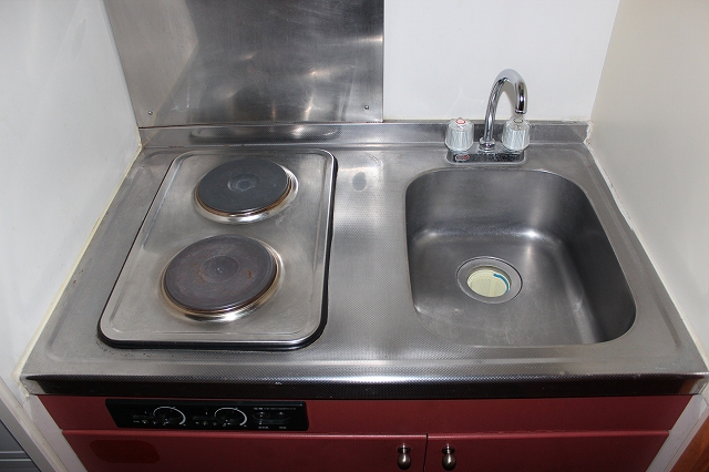 レオパレスエスペランサ 2口電気コンロ