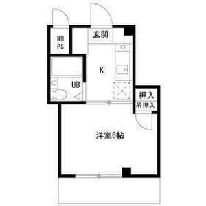 シャルムF1101号室 間取