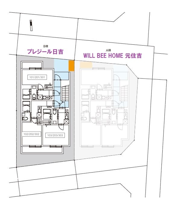 プレジール日吉1階 部屋その他