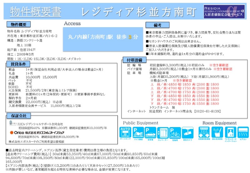 レジディア杉並方南町2階 部屋その他