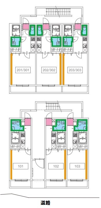 ｋｏ’ｏｌｉｎａ1階 部屋その他