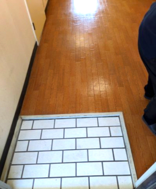 領家レジデンス302号室 クリーニング前の写真です