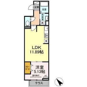 セレスティア西台B102号室 間取