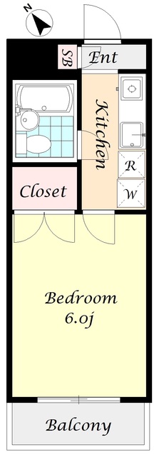 フェイマス富藤3階 間取図