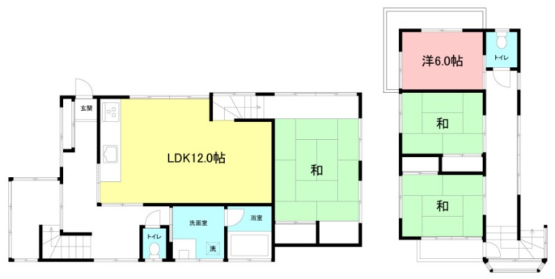 船橋市芝山6丁目戸建 間取