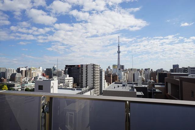 nido MOTOASAKUSA13階 眺望