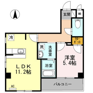 エスト四つ木205号室 間取