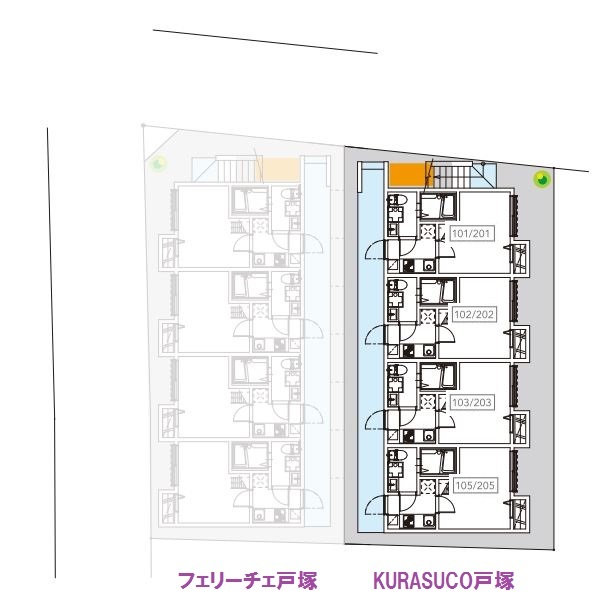 ＫＵＲＡＳＵＣＯ戸塚1階 部屋その他