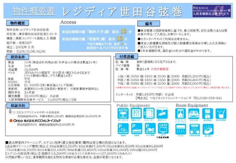 レジディア世田谷弦巻1階 部屋その他