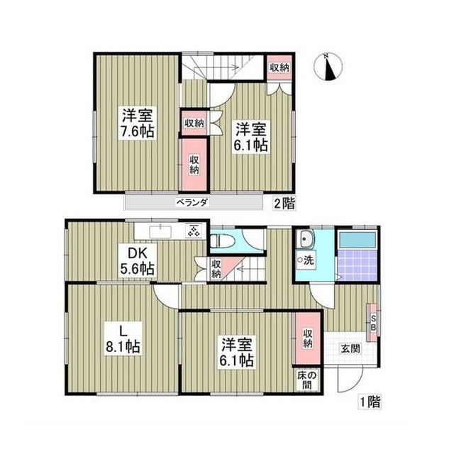 リブレス村田町戸建1号室 間取