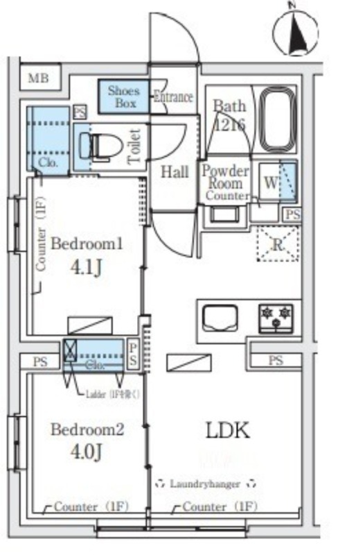 CREALpremier笹塚4階 間取