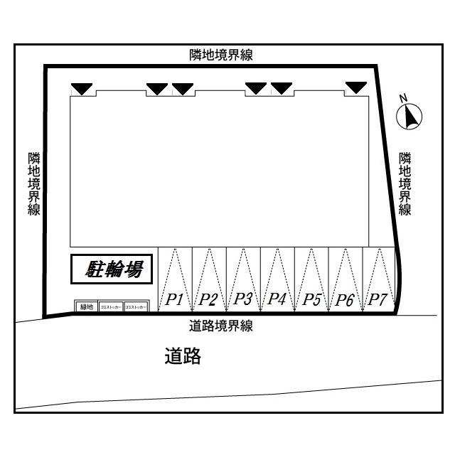 アムールSⅠ104号室 外観