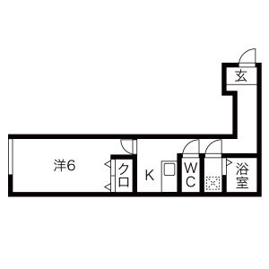 Ambition聖蹟桜ヶ丘II105号室 間取