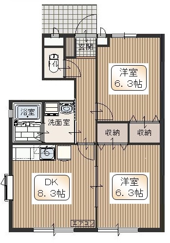オリエンタル・コートＡ1階 部屋その他