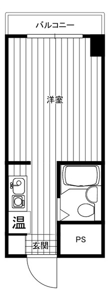 カレッジハイツＡＳＡＫＡⅠ208号室 間取