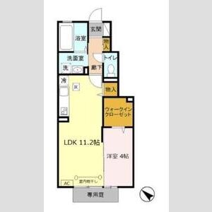 グランモア千歳烏山103号室 間取