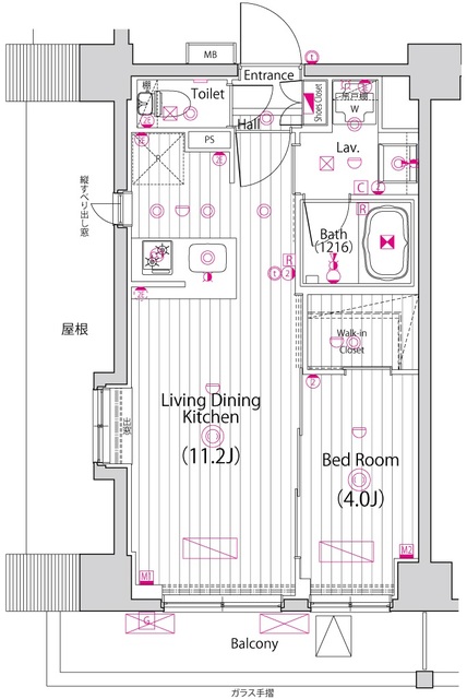 ガーラ・プレシャス横浜鶴見5階 間取