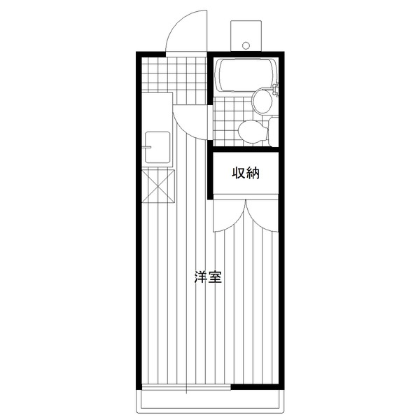 サンパレスⅠ202号室 間取