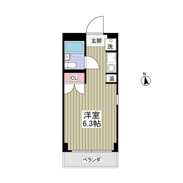 ロイヤルコート大岡山103号室 間取