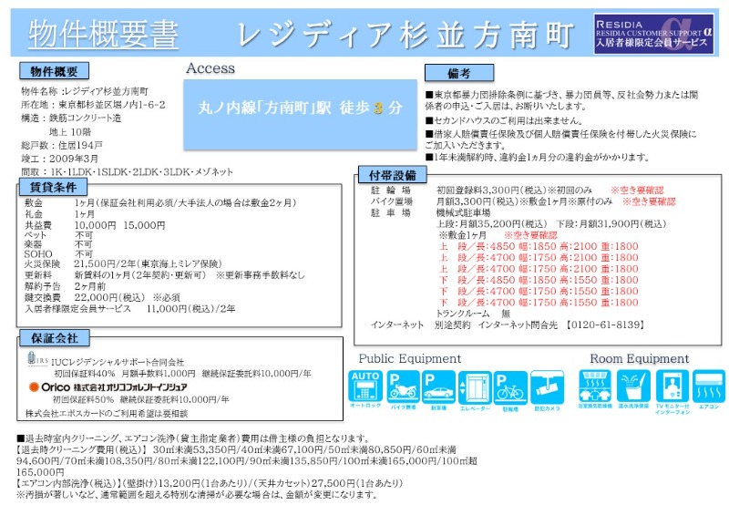 レジディア杉並方南町2階 部屋その他