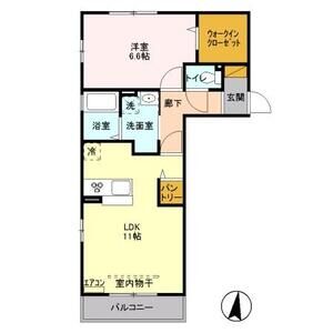 アルシオン　A203号室 間取