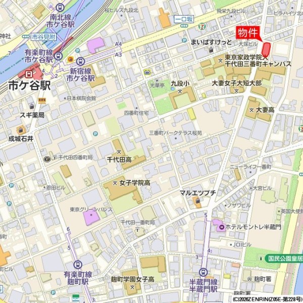 ザ・パークハウスグラン三番町２６5階 null
