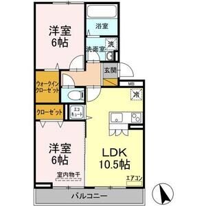 エーデルワイス302号室 間取