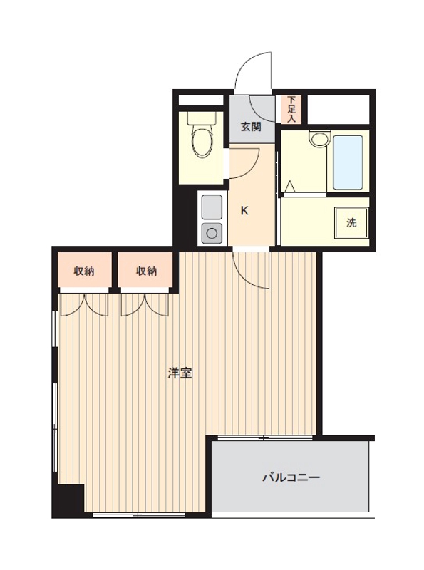 ビューハイツ竹内6階 間取