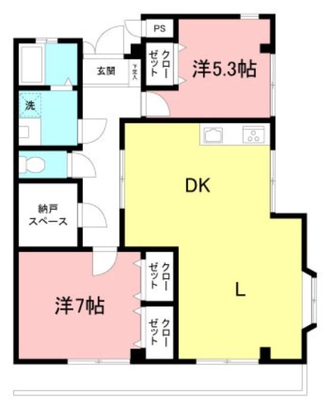 メゾン・ドTAKASAGO2階 間取