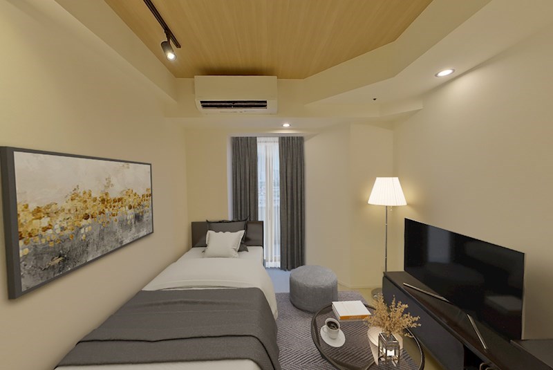 レジディア高輪桂坂12階 リビング　※これはVR画像です。