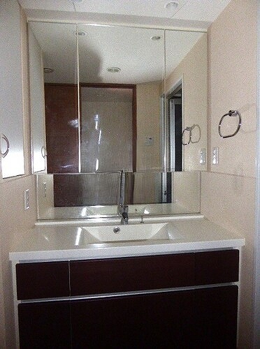 ウエストレジデンス大崎 洗面台　※前回募集時2020年10月撮影