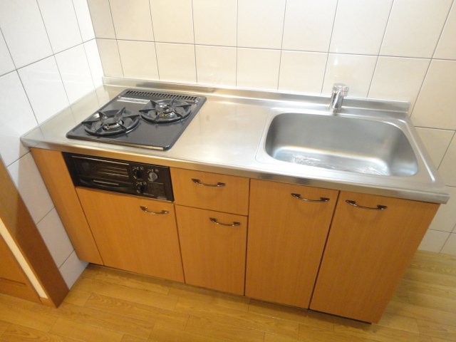 リバーシティ石塚 キッチン(２口・グリル)