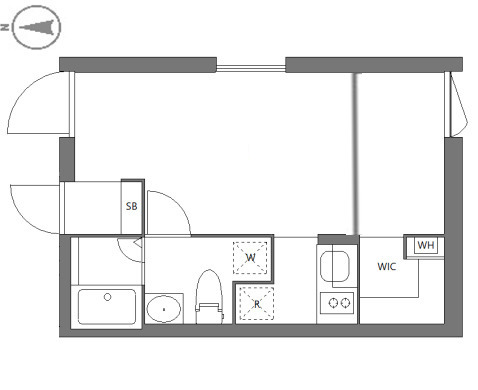 フラッフィー落合南長崎0502号室 間取