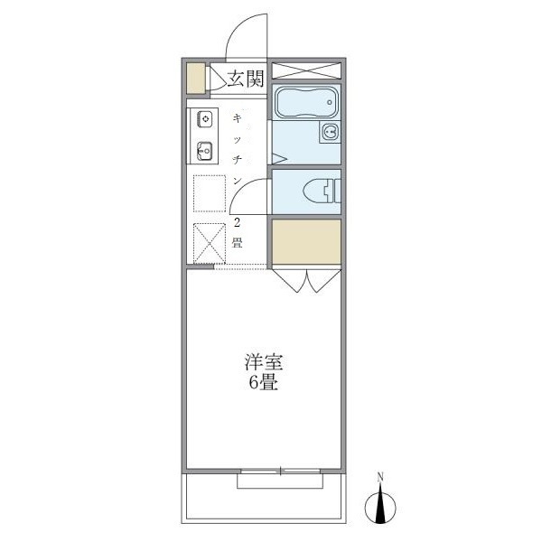 サニーハイツ1階 間取