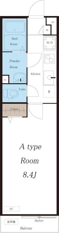 リブリ・湘南海岸2階 間取