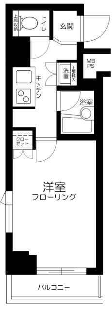 ルーブル高円寺伍番館3階 間取
