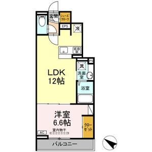 リブェール福ノ圓302号室 間取
