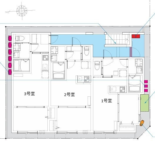ｒｈ－ＳＥＮＪＵ1階 部屋その他